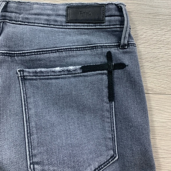 RtA Madrid Grey Skinny Distressed Jeans - Picture 7 of 16